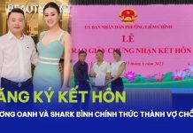 Phương Oanh chính thức làm lễ đăng ký kết hôn với Shark Bình