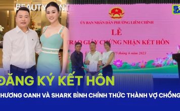 Phương Oanh chính thức làm lễ đăng ký kết hôn với Shark Bình