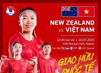 Trực tiếp Giao hữu quốc tế ĐT nữ Việt Nam vs ĐT nữ New Zealand
