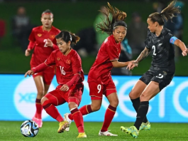 Đội tuyển nữ Việt Nam thua 0-2 trước chủ nhà World Cup
