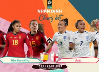 World Cup nữ 2023 : Chung kết Tây Ban Nha vs Anh