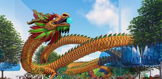 Rồng dài hơn 100m sẽ xuất hiện trên Đường hoa Nguyễn Huệ Tết 2024 Đường hoa Nguyễn Huệ Tết 2024