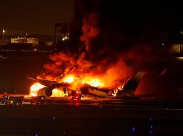 379 hành khách thoát khỏi máy bay Nhật Bản