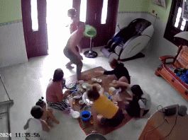 Cả nhà đang ăn cơm thì bỏ chạy tán loạn vì động đất