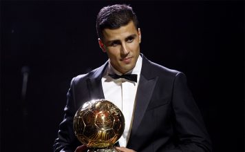 Rodri giành Quả bóng vàng 2024