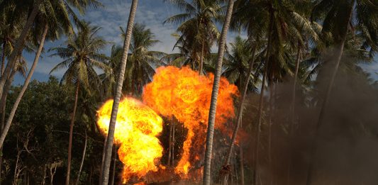 Đại cảnh bom đạn