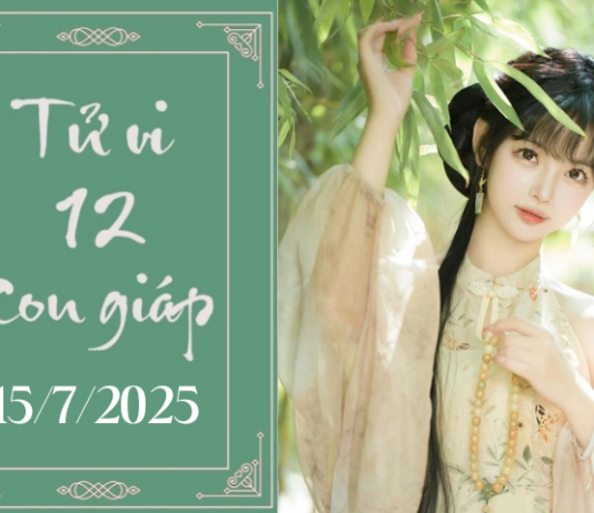 Tử Vi 12 Con Giáp Ngày 15/7/2025: Thìn Khởi Sắc, Ngọ May Mắn