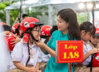 100% Học Sinh Lớp 1 Nhận Miễn Phí Mũ Bảo Hiểm Đạt Chuẩn Miễn Phí Mũ Bảo Hiểm