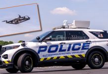 Mỹ Thử Nghiệm Mẫu Xe Tuần Tra Tự Lái Tích Hợp Drone Lần Đầu Tiên
