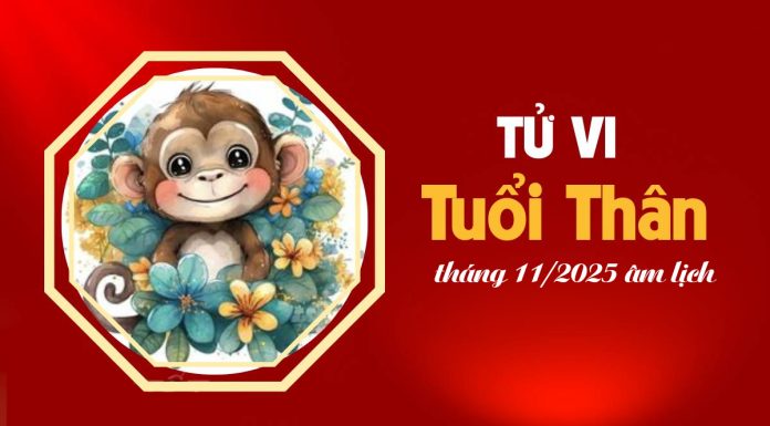 Tử Vi 12 con giáp Tuổi Thân Tháng 11/2025 Âm Lịch tu vi 12 con giap