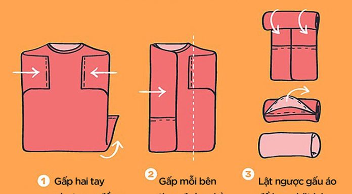 Mẹo Gấp Quần Áo Tiết Kiệm Diện Tích Hiệu Quả Cho Ngôi Nhà Gọn Gàng