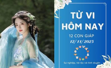 Tử Vi Hôm Nay Ngày 12/11/2025 Của 12 Con Giáp: Tý Gặp Trục Trặc, Sửu Thắng Lớn Tử vi hôm nay
