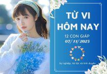 Tử vi hôm nay