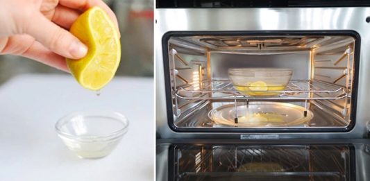 Làm Sạch Lò Vi Sóng Bằng Chanh