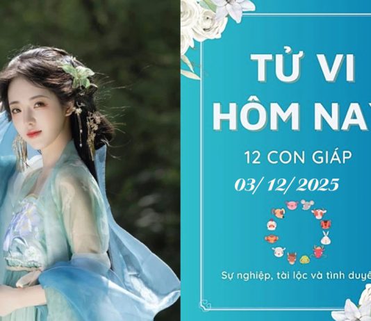 Tử Vi hôm nay ngày 3/12/2025 Của 12 Con Giáp: Dậu Hạnh Phúc Viên Mãn, Mùi Tài Lộc Bùng Nổ! Tử Vi hôm nay