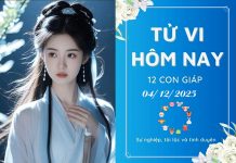 Tử Vi hôm nay ngày 4/12/2025 Chi Tiết 12 Con Giáp: Dậu Đại Cát, Hợi Viên Mãn & Cơ Hội Vàng Nào Đang Chờ Đón Bạn?