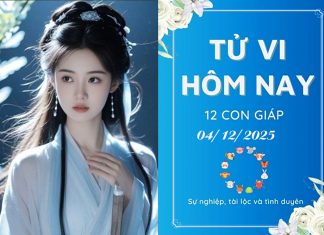 Tử Vi hôm nay ngày 4/12/2025 Chi Tiết 12 Con Giáp: Dậu Đại Cát, Hợi Viên Mãn & Cơ Hội Vàng Nào Đang Chờ Đón Bạn?