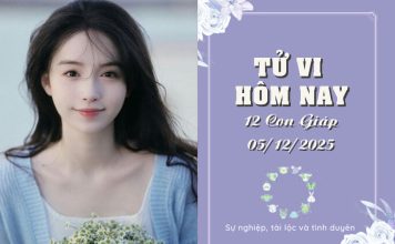 Tử Vi hôm nay ngày 5/12/2025 Của 12 Con Giáp: Tý PHẤT MẠNH Bất Ngờ, Dần LAO DỐC Thử Thách Tử vi hôm nay