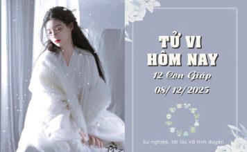 Tử Vi Hôm Nay 8/12/2025 Của 12 Con Giáp: Dần Rạng Rỡ, Thìn Điềm Tĩnh Đón Một Ngày Bùng Nổ! tử vi hôm nay