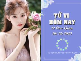 Tử vi hôm nay 10/12/2025: Dự báo chi tiết 12 con giáp – Thìn vượng tài, Ngọ cần cẩn trọng Tử vi hôm nay