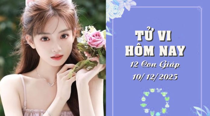 Tử vi hôm nay 10/12/2025: Dự báo chi tiết 12 con giáp – Thìn vượng tài, Ngọ cần cẩn trọng Tử vi hôm nay