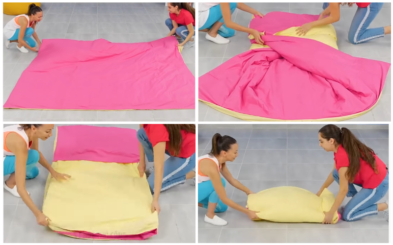 Cách Gấp Chăn Mền Gọn Gàng