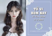 Tử Vi Hôm Nay Thứ 6 Ngày 2/1/2026 Của 12 Con Giáp: Thân Đón Lộc, Ngọ Gặp Xui – Cẩn Trọng Vận Hạn!