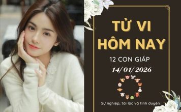 Tử vi hôm nay Thứ 4 ngày 14/1/2026 của 12 con giáp: Tuổi Thân rủng rỉnh lộc lá, tuổi Sửu đại cát đại lợi