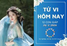 Tử vi hôm nay thứ 2 ngày 26/1/2026 của 12 con giáp: Tý nhẹ nhàng, Mùi tổn thương – Khám phá vận hạn may rủi!