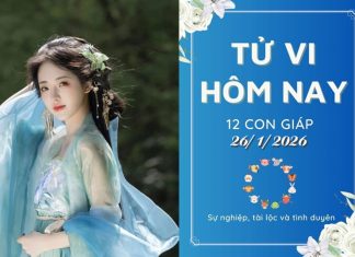 Tử vi hôm nay thứ 2 ngày 26/1/2026 của 12 con giáp: Tý nhẹ nhàng, Mùi tổn thương – Khám phá vận hạn may rủi!