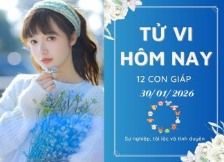 Tử vi hôm nay thứ 6 ngày 30/1/2026 của 12 con giáp: Dậu Thảnh Thơi, Mão Gặp Khó – Cơ Hội và Thách Thức Đang Chờ Đón Bạn! tử vi hôm nay