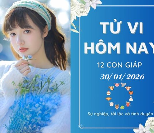 Tử vi hôm nay thứ 6 ngày 30/1/2026 của 12 con giáp: Dậu Thảnh Thơi, Mão Gặp Khó – Cơ Hội và Thách Thức Đang Chờ Đón Bạn! tử vi hôm nay