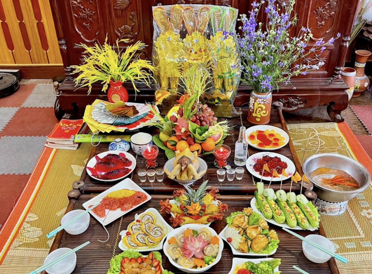 Mâm lễ cúng ông Công ông Táo