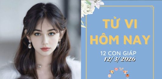 Tử Vi Hôm Nay 12/3/2026 của 12 Con Giáp: Tuổi Thân Thuận Lợi, Tuổi Thìn Hạnh Phúc Rạng Ngời